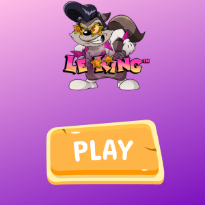 Le King logo with a play button underneath.